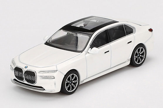 1/64 BMW i7 xDrive60 ミネラルホワイト(左ハンドル)[MINI GT]