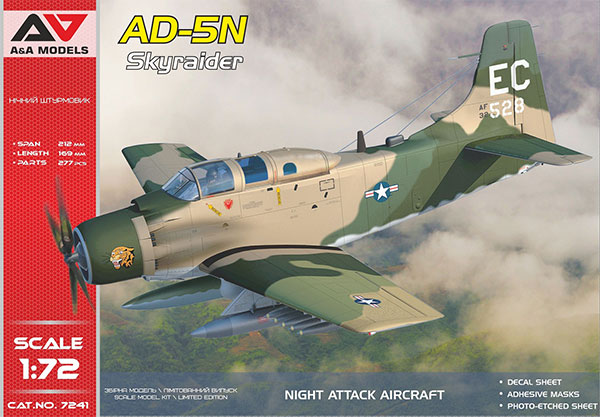 1/72 AD-5N スカイレーダー “夜間攻撃機” プラモデル[モデルズビット]