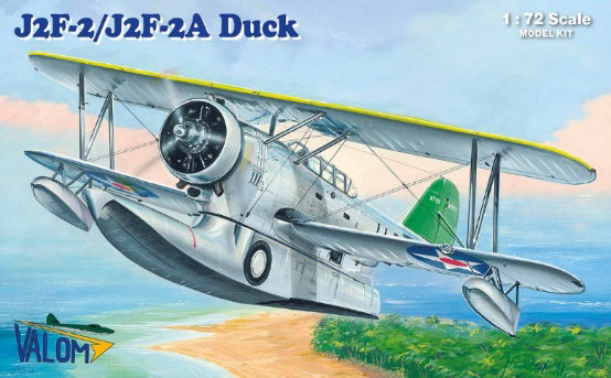 1/72 グラマン J2F-2/J2F-2A ダック水陸両用機 プラモデル[バロムモデル]