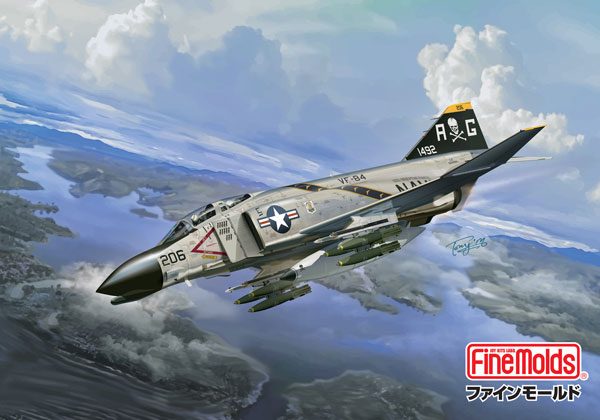 1/72 ジェット機 アメリカ海軍 F-4B 戦闘機 VF-84 “ジョリーロジャース” プラモデル[ファインモールド]