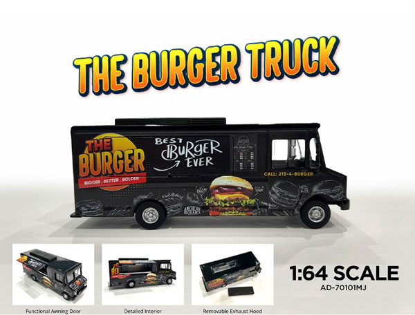 1/64 フードトラック The Burger Truck[アメリカン・ジオラマ]