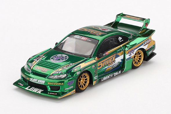 1/64 Nissan LB-Super Silhouette シルビア S15 2024 LBWK Fausto Racing(右ハンドル)[MINI GT]