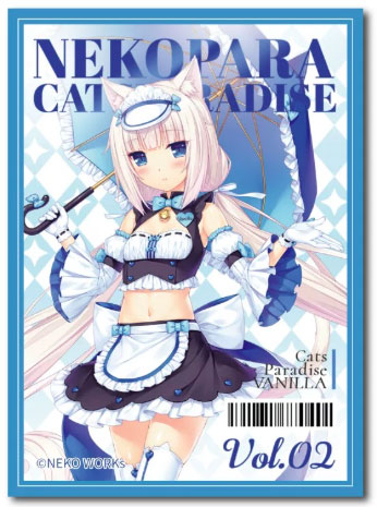 NEKOPARA CATS PARADISE ネコぱら カードスリーブ バニラ 65枚入り パック[SUNWING 旭翼文化]