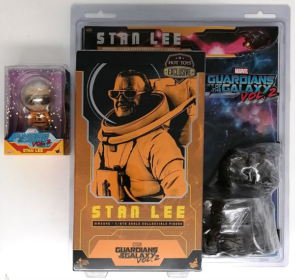 【中古】ムービー・マスターピース ガーディアンズ・オブ・ギャラクシー：リミックス 1/6スケールフィギュア スタン・リー[ボーナス・コスベイビー付き](東京コミコン2019限定)[ホットトイズ]