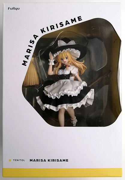 【中古】TENITOL 東方Project 霧雨魔理沙 特製背景パネル付き 完成品フィギュア (FURYU HOBBY MALL限定)[フリュー]