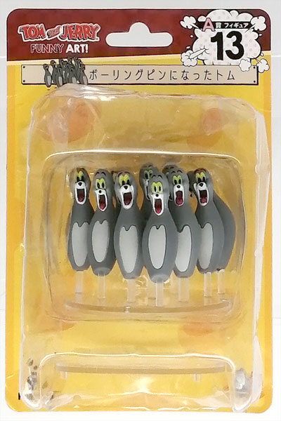 【中古】Happyくじ TOM and JERRY FUNNY ART A賞 フィギュア ボーリングピンになったトム (プライズ)[サニーサイドアップ]