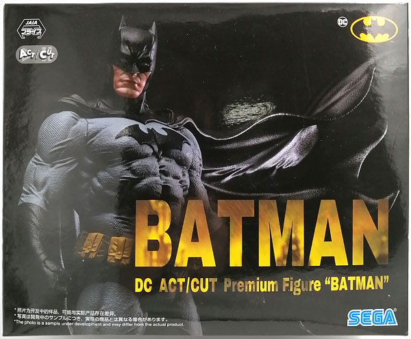 【中古】DC ACT/CUT プレミアムフィギュア“バットマン” (プライズ)[セガ]