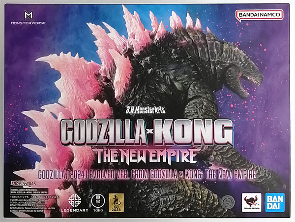 【中古】S.H.MonsterArts GODZILLA (2024) EVOLVED Ver. FROM GODZILLA × KONG： THE NEW EMPIRE (魂ウェブ商店限定)[BANDAI SPIRITS]