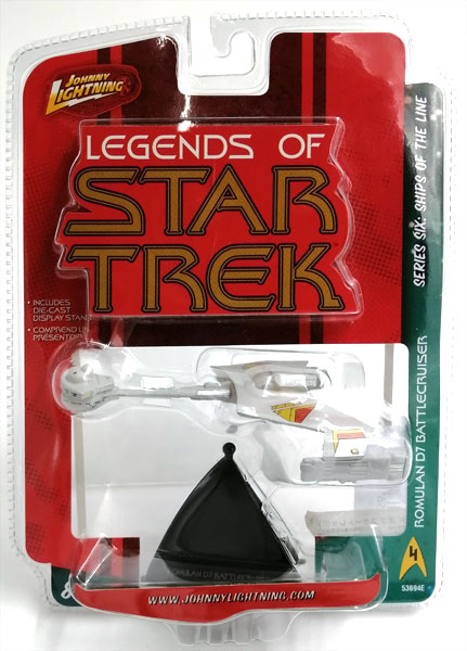 【中古】LEGENDS OF STARTREK SERIES 6 ROMULAN D7 BATTLECRUISER[Johnny Lightning]