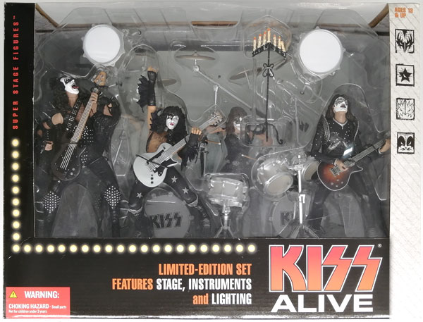 【中古】KISS ALIVE SPECIAL BOXED SET EDITION SUPER STAGE FIGURES[マクファーレントイズ]