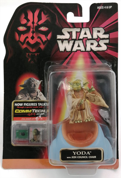 【中古】スター・ウォーズ エピソード1 コムテックフィギュア ヨーダ[トミー]