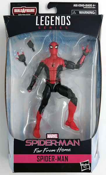 【中古】マーベル・コミック ハズブロ アクションフィギュア 6インチ レジェンド スパイダーマン シリーズ10.0 スパイダーマン(映画『スパイダーマン：ファー・フロム・ホーム』版)[ハズブロ]