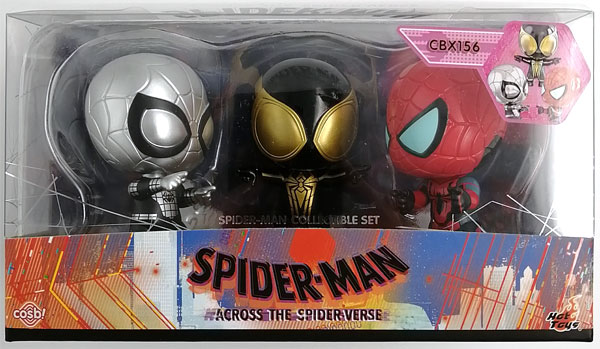 【中古】コスビ 『スパイダーマン：アクロス・ザ・スパイダーバース』 スパイダーマン 3体セットC (東京コミコン2023、トイサピエンス限定)[ホットトイズ]