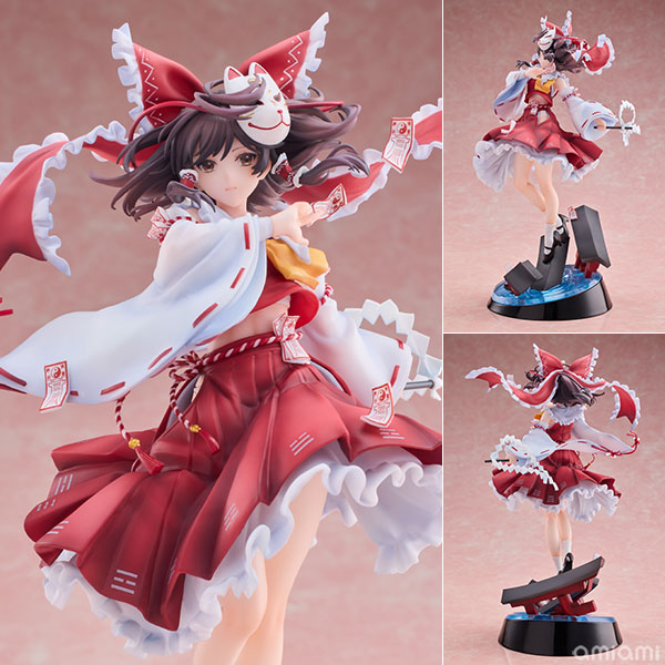 【中古】【特典】東方Project 博麗霊夢 楽園の素敵な巫女ver. 1/7 完成品フィギュア[Solarain]