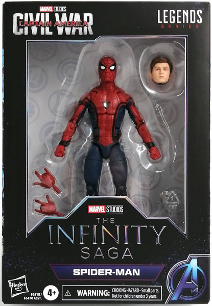 【中古】マーベル マーベル・レジェンド 6インチ・アクションフィギュア MCUシリーズ スパイダーマン[映画『シビル・ウォー/キャプテン・アメリカ』][ハズブロ]