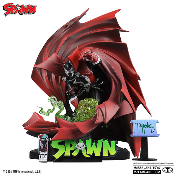 スタチュー 「ブラック・ホワイト＆レッド・オールオーバー」スポーン(Spawn #1)