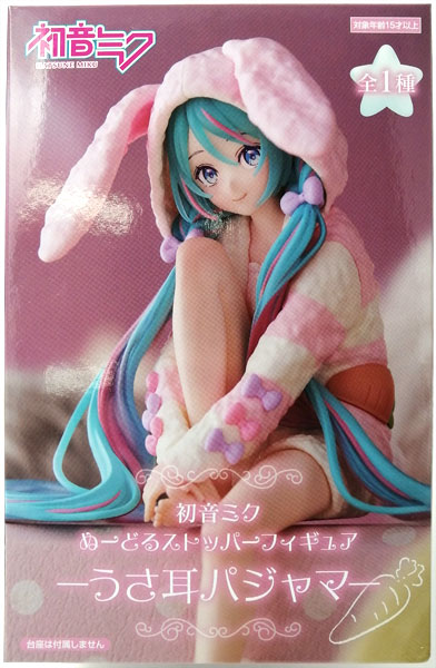 【中古】初音ミク ぬーどるストッパーフィギュアーうさ耳パジャマー (プライズ)[フリュー]