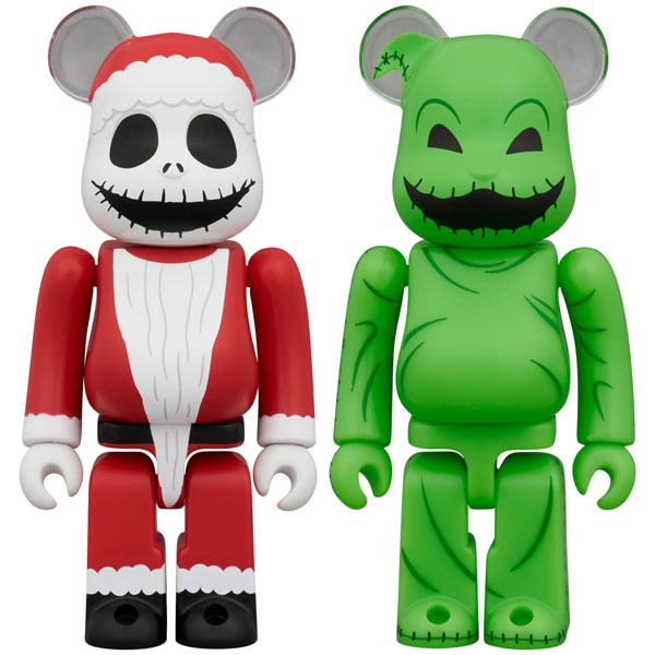 BE＠RBRICK SANTA JACK ＆ OOGIE BOOGIE 2PCS SET 『NIGHTMARE BEFORE CHRISTMAS』[メディコム・トイ]