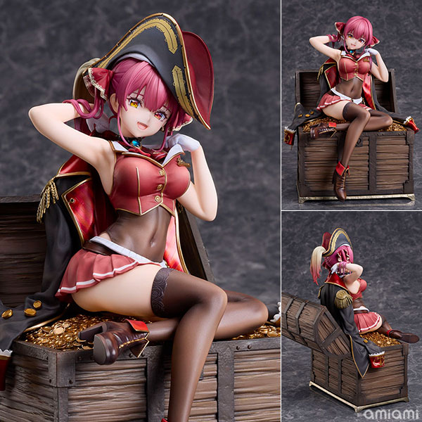【中古】(本体A/箱B)ホロライブ 宝鐘マリン 1/7 完成品フィギュア[デザインココ]《発売済・在庫品》