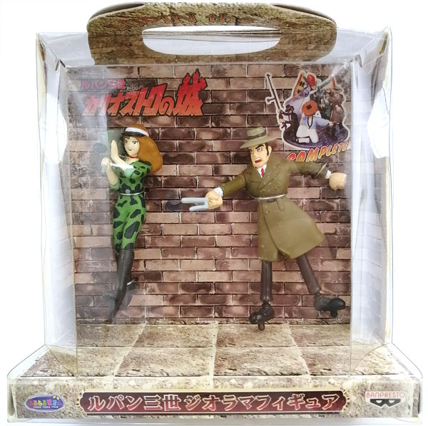 【中古】ルパン三世ジオラマフィギュア 峰不二子＆銭形警部 (プライズ)[バンプレスト]