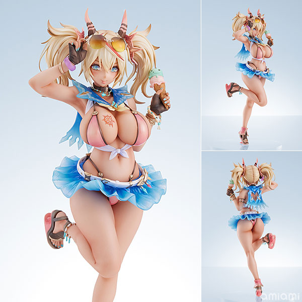 【中古】(本体A/箱B)イドラ ファンタシースターサーガ [サマーイノセント]ジェネ(ニュートラルカオス) 1/7 完成品フィギュア[AMAKUNI]《発売済・在庫品》