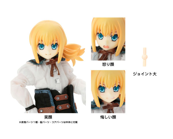 1/12『BlackRaven』ヘッドパーツset ～シェイラ 女剣士の正義と心得～ ゴールド (ドール用)[アゾン]《発売済・在庫品》
