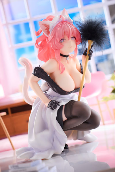 【特典】ねこの思い メイドねこ もちゃん 1/4 完成品フィギュア[freyja]