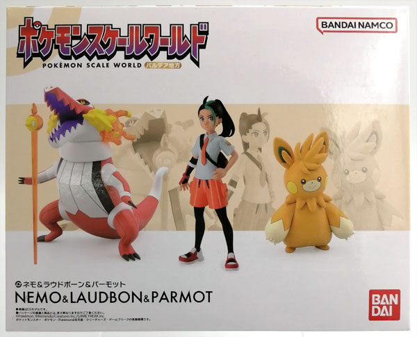 【中古】ポケモンスケールワールド パルデア地方 ネモ＆ラウドボーン＆パーモット (キャンディオンラインショップ、ポケモンセンター限定)[バンダイ]