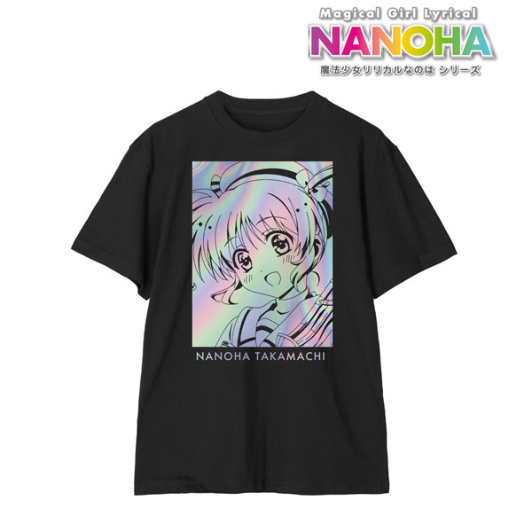 魔法少女リリカルなのはシリーズ 描き下ろし 高町なのは 吹奏楽ver. ホログラムTシャツ メンズ XXL[アルマビアンカ]