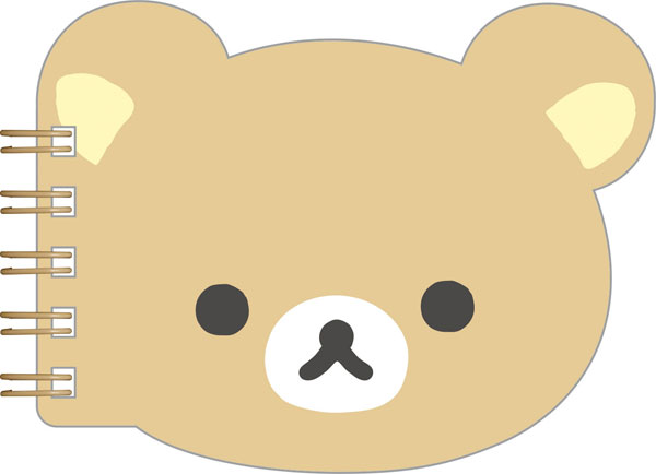 MH22401 リラックマ BASIC RILAKKUMA Favorite Things ダイカットSPメモ リラックマ[サンエックス]