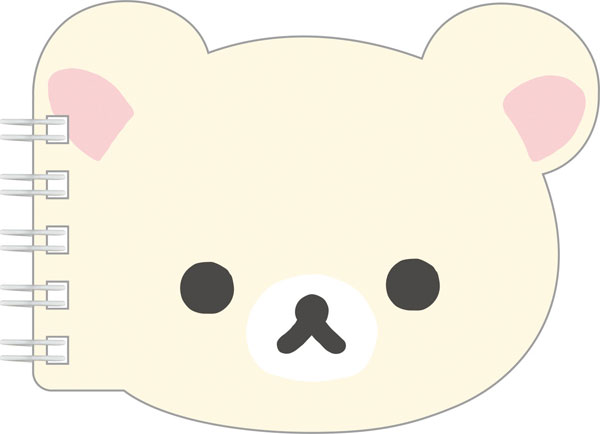 MH22402 リラックマ BASIC RILAKKUMA Favorite Things ダイカットSPメモ コリラックマ[サンエックス]