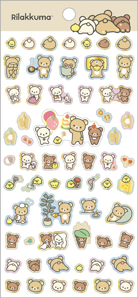 SE62501 リラックマ BASIC RILAKKUMA Favorite Things シール[サンエックス]