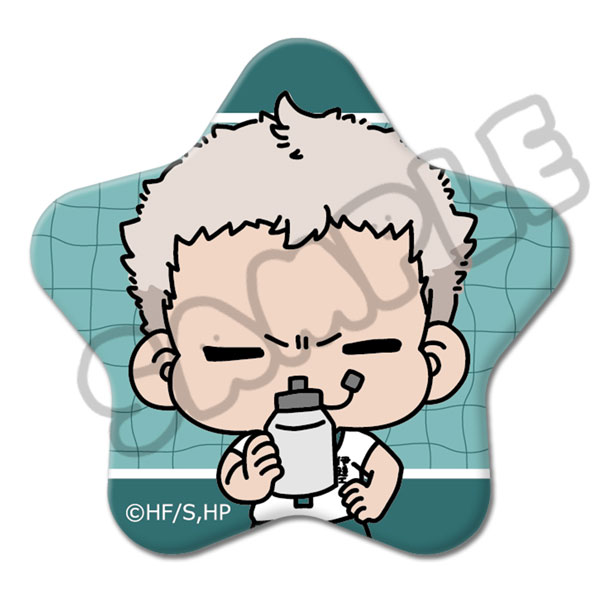 ハイキュー！！』 みんなmochocho化大作戦！第1弾 星型缶バッジ M-F