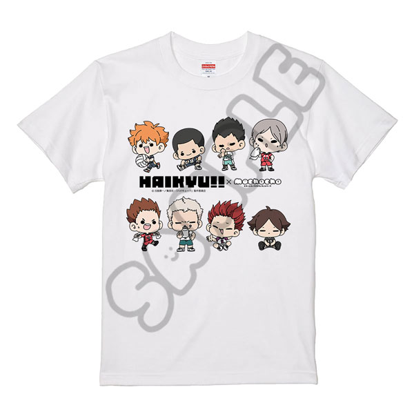 『ハイキュー！！』 みんなmochocho化大作戦！第1弾 Tシャツ M-A(集合) ホワイト Mサイズ[シンクイノベーション]