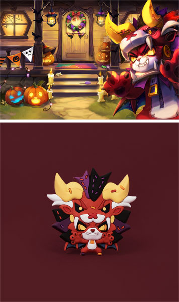 『サマナーズウォー』スマホグリップ (ハロウィン キメラ)[Com2uS]