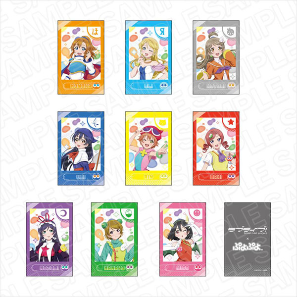 ラブライブ！×ぷよぷよ インスタントフォト風カード 9個入りセット[コンテンツシード]