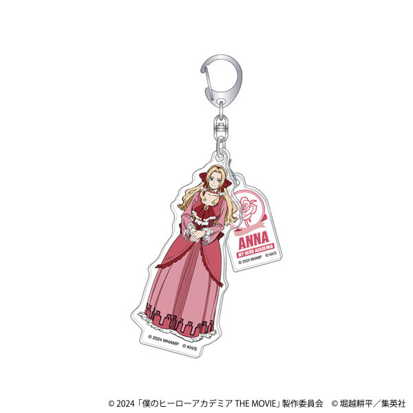 僕のヒーローアカデミア THE MOVIE ユアネクスト モチーフ付きアクリルキーホルダー アンナ・シェルビーノ[ムービック]《在庫切れ》