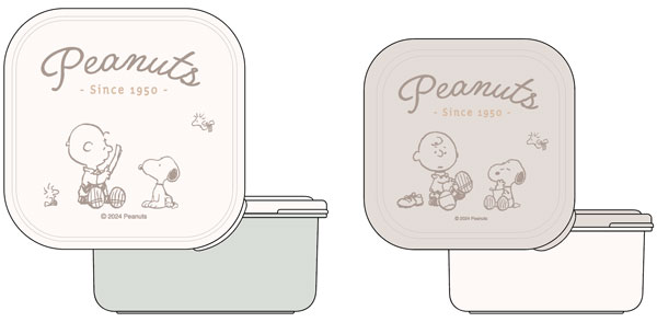 「PEANUTS」 シール容器2Pセット SSP-22[オーエスケー]