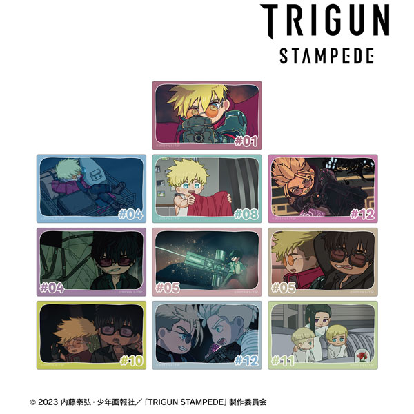 TVアニメ「TRIGUN STAMPEDE」 トレーディング ゆるコマ カードステッカー 10個入りBOX[アルマビアンカ]