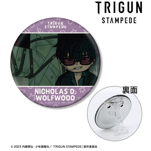 TVアニメ「TRIGUN STAMPEDE」 ニコラス・D・ウルフウッド ゆるコマ 3WAY缶バッジ ver.A[アルマビアンカ]《在庫切れ》