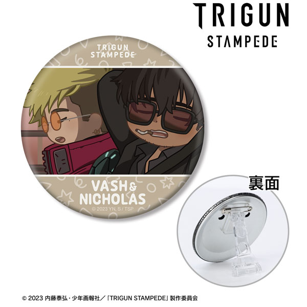 TVアニメ「TRIGUN STAMPEDE」 ヴァッシュ＆ニコラス ゆるコマ 3WAY缶バッジ ver.A[アルマビアンカ]