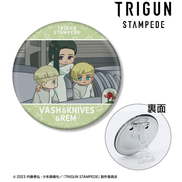 TVアニメ「TRIGUN STAMPEDE」 ヴァッシュ＆ナイヴズ＆レム ゆるコマ 3WAY缶バッジ[アルマビアンカ]