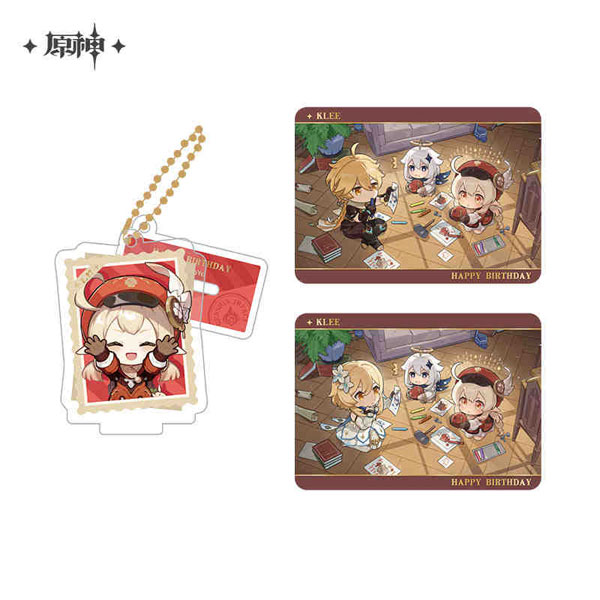 原神 留影叙佳期シリーズ アクリルスタンド＆コレクションカードセット クレー[miHoYo]