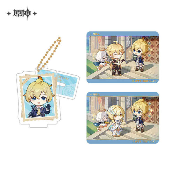 原神 留影叙佳期シリーズ アクリルスタンド＆コレクションカードセット ミカ[miHoYo]
