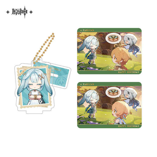 原神 留影叙佳期シリーズ アクリルスタンド＆コレクションカードセット ファルザン[miHoYo]