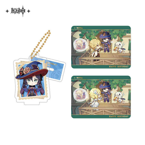 原神 留影叙佳期シリーズ アクリルスタンド＆コレクションカードセット モナ[miHoYo]