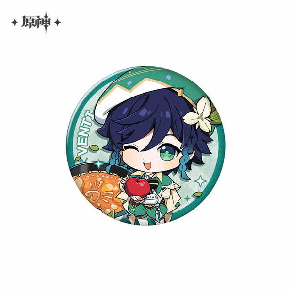 原神 美味パーティーシリーズ キャラ缶バッジ ウェンティ[miHoYo]