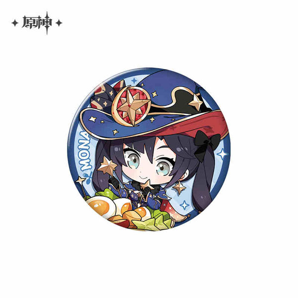 原神 美味パーティーシリーズ キャラ缶バッジ モナ[miHoYo]