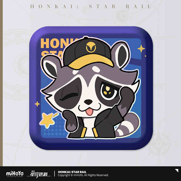 崩壊：スターレイル パムの展示館シリーズ スクエア缶バッチ 銀河打者[miHoYo]