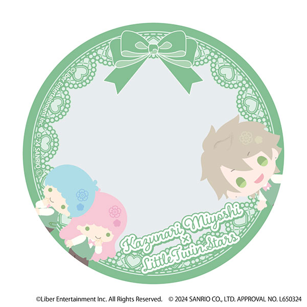 57mm缶デコカバー「A3！×Sanrio characters」11/三好一成×リトルツインスターズ(ミニキャライラスト)[A3]《在庫切れ》